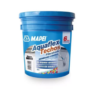 AQUAFLEX TECHOS 4 AÑOS ROJO FIBRATADO